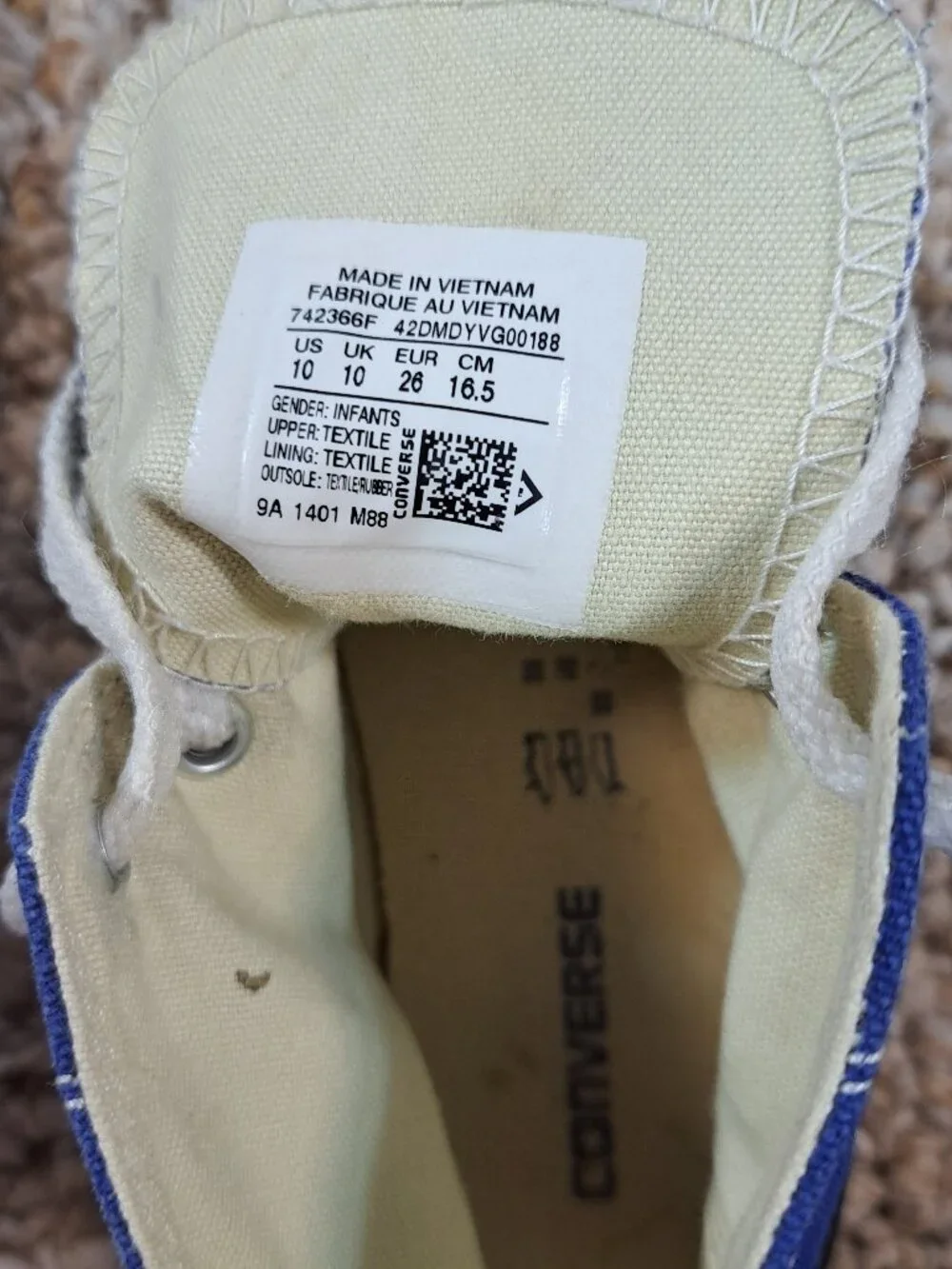 Converse | High Top Sneaker | Size 10